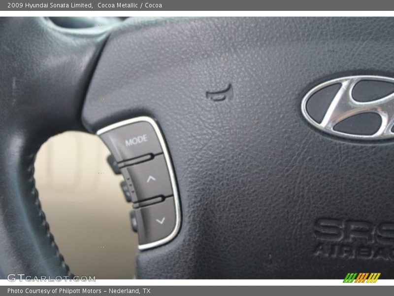 Cocoa Metallic / Cocoa 2009 Hyundai Sonata Limited