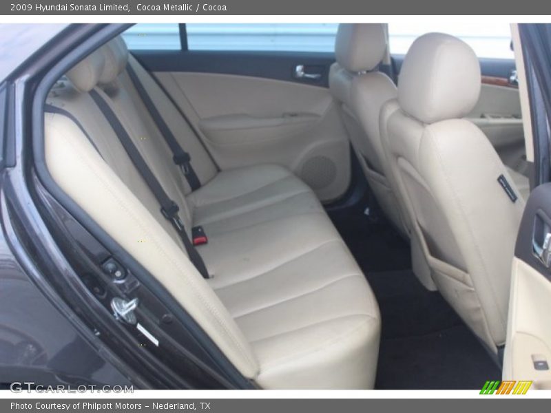 Cocoa Metallic / Cocoa 2009 Hyundai Sonata Limited
