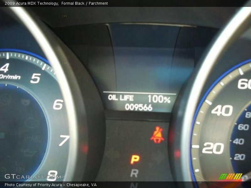Formal Black / Parchment 2009 Acura MDX Technology