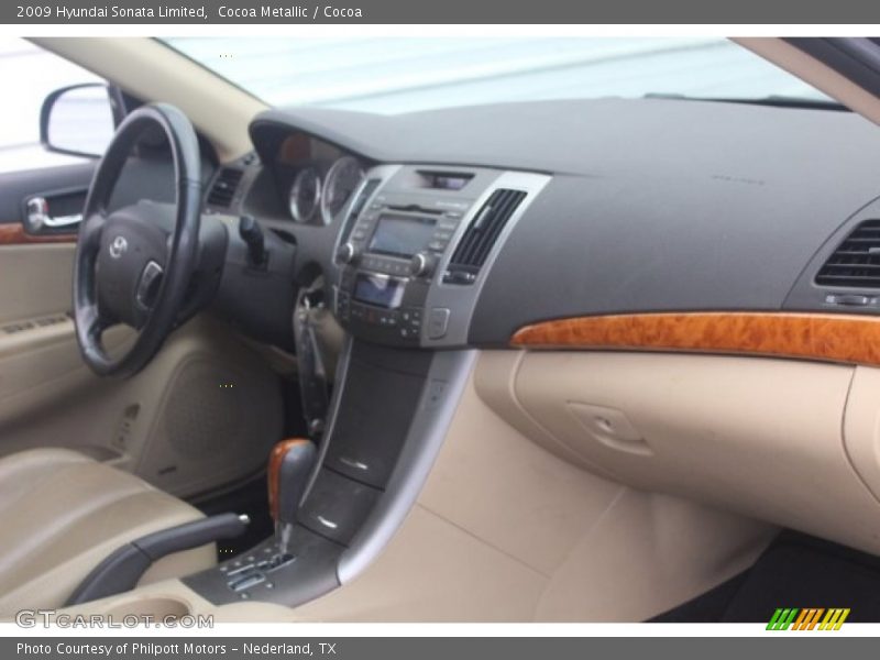 Cocoa Metallic / Cocoa 2009 Hyundai Sonata Limited
