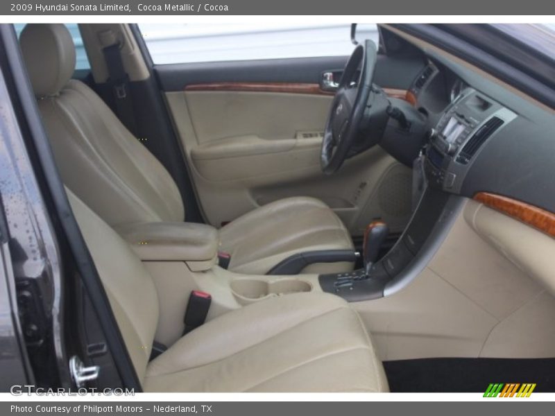Cocoa Metallic / Cocoa 2009 Hyundai Sonata Limited