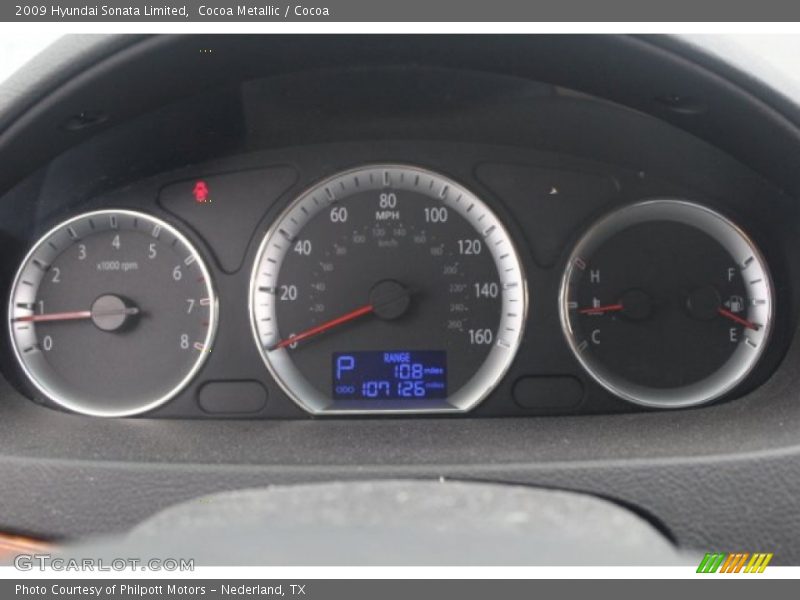 Cocoa Metallic / Cocoa 2009 Hyundai Sonata Limited