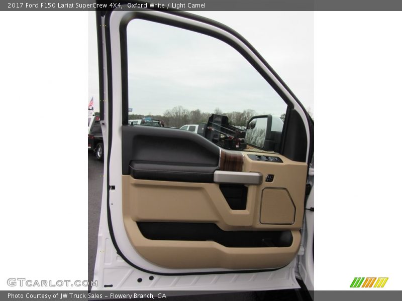 Oxford White / Light Camel 2017 Ford F150 Lariat SuperCrew 4X4