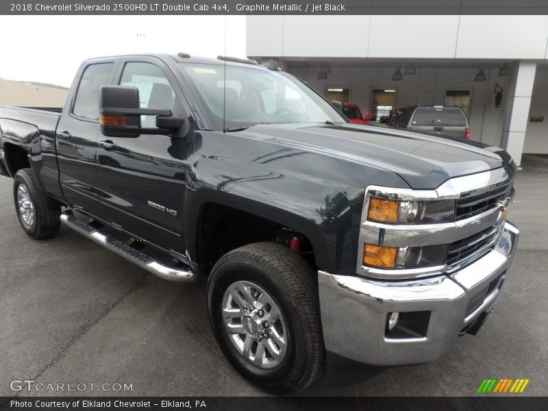 Graphite Metallic / Jet Black 2018 Chevrolet Silverado 2500HD LT Double Cab 4x4