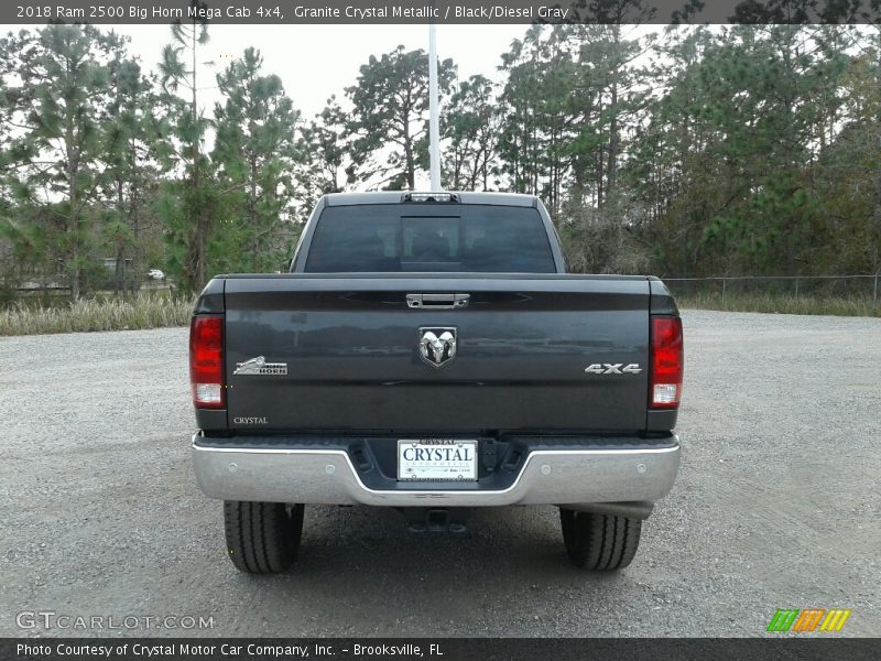 Granite Crystal Metallic / Black/Diesel Gray 2018 Ram 2500 Big Horn Mega Cab 4x4