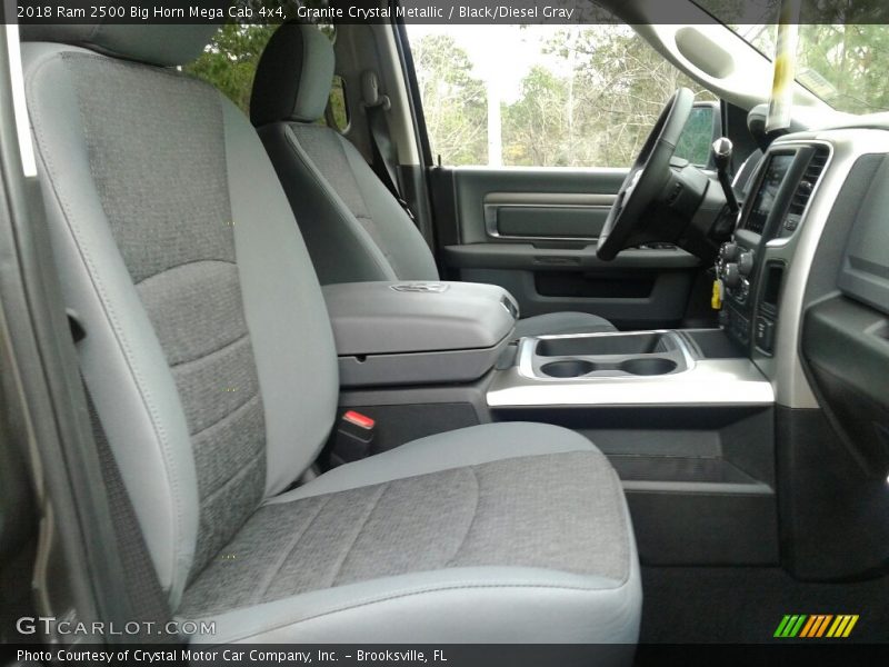 Granite Crystal Metallic / Black/Diesel Gray 2018 Ram 2500 Big Horn Mega Cab 4x4