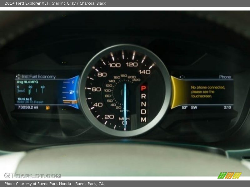 Sterling Gray / Charcoal Black 2014 Ford Explorer XLT