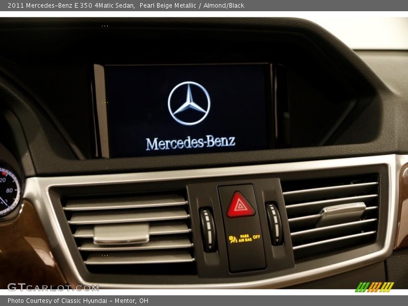Pearl Beige Metallic / Almond/Black 2011 Mercedes-Benz E 350 4Matic Sedan