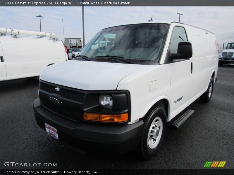 Summit White / Medium Pewter 2014 Chevrolet Express 2500 Cargo WT