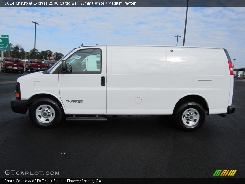 Summit White / Medium Pewter 2014 Chevrolet Express 2500 Cargo WT