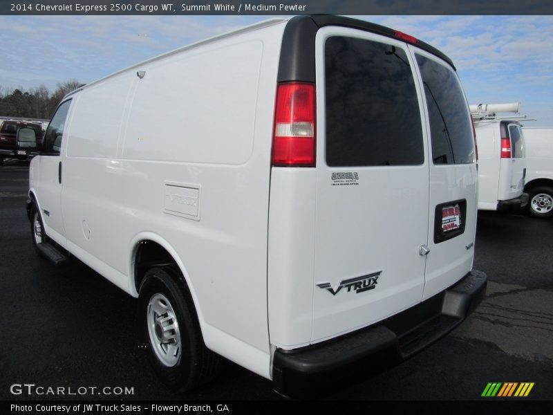 Summit White / Medium Pewter 2014 Chevrolet Express 2500 Cargo WT