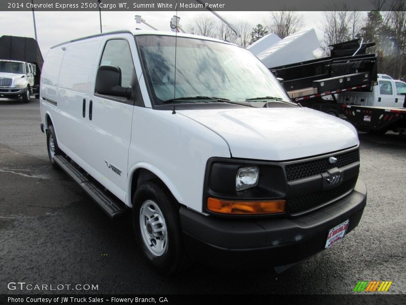 Summit White / Medium Pewter 2014 Chevrolet Express 2500 Cargo WT
