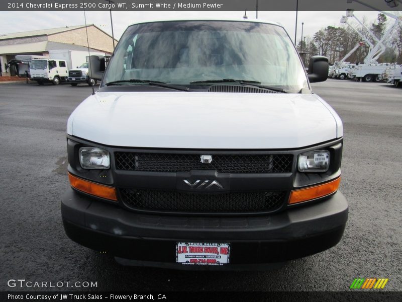 Summit White / Medium Pewter 2014 Chevrolet Express 2500 Cargo WT