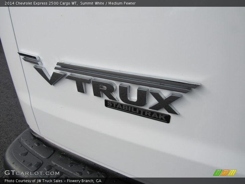 Summit White / Medium Pewter 2014 Chevrolet Express 2500 Cargo WT