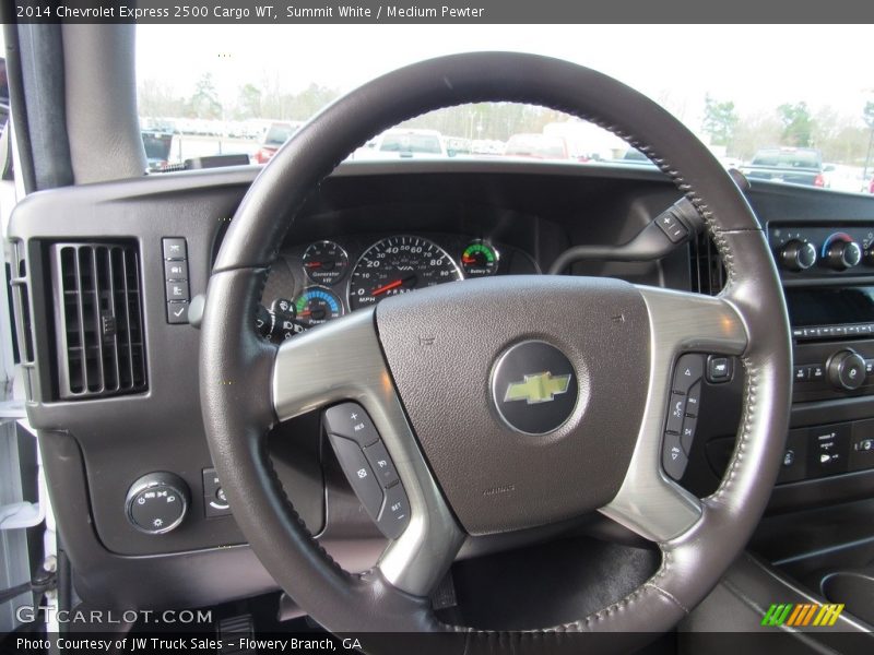 Summit White / Medium Pewter 2014 Chevrolet Express 2500 Cargo WT