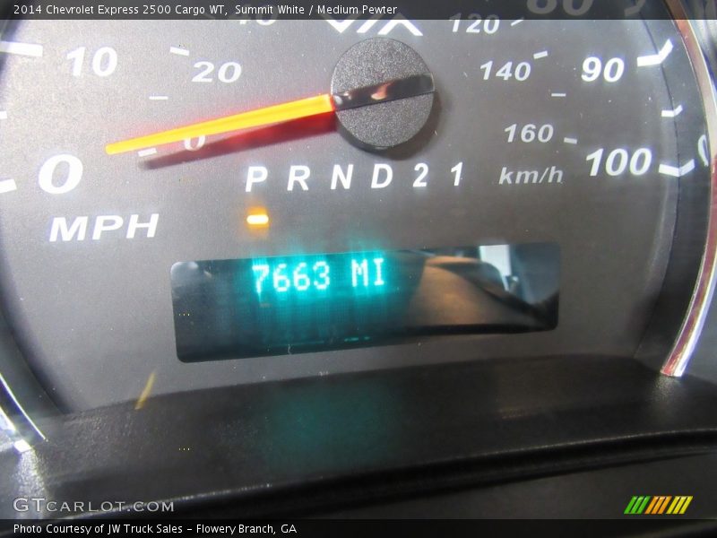 Summit White / Medium Pewter 2014 Chevrolet Express 2500 Cargo WT