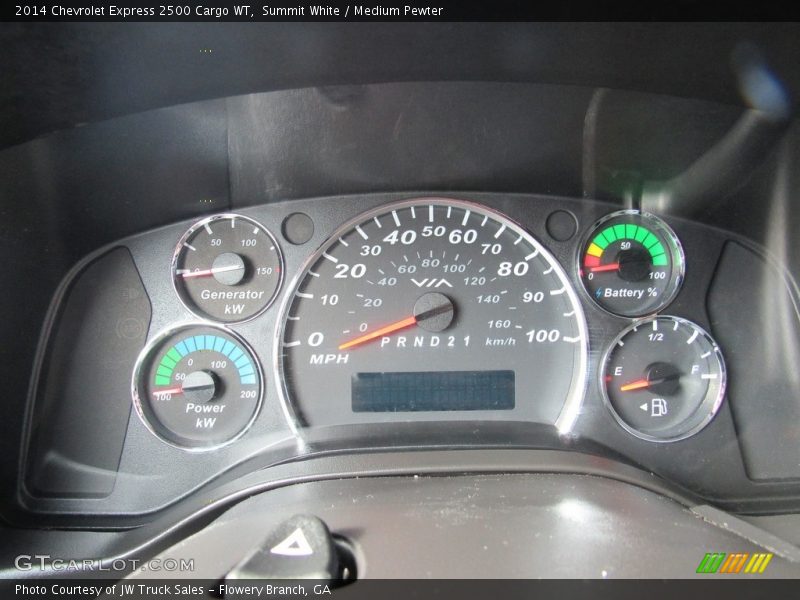 Summit White / Medium Pewter 2014 Chevrolet Express 2500 Cargo WT