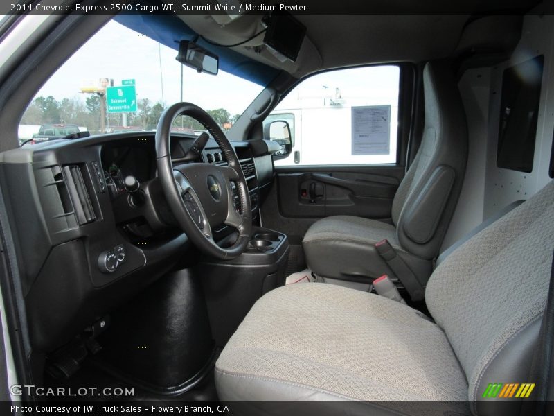 Summit White / Medium Pewter 2014 Chevrolet Express 2500 Cargo WT