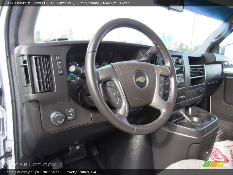 Summit White / Medium Pewter 2014 Chevrolet Express 2500 Cargo WT