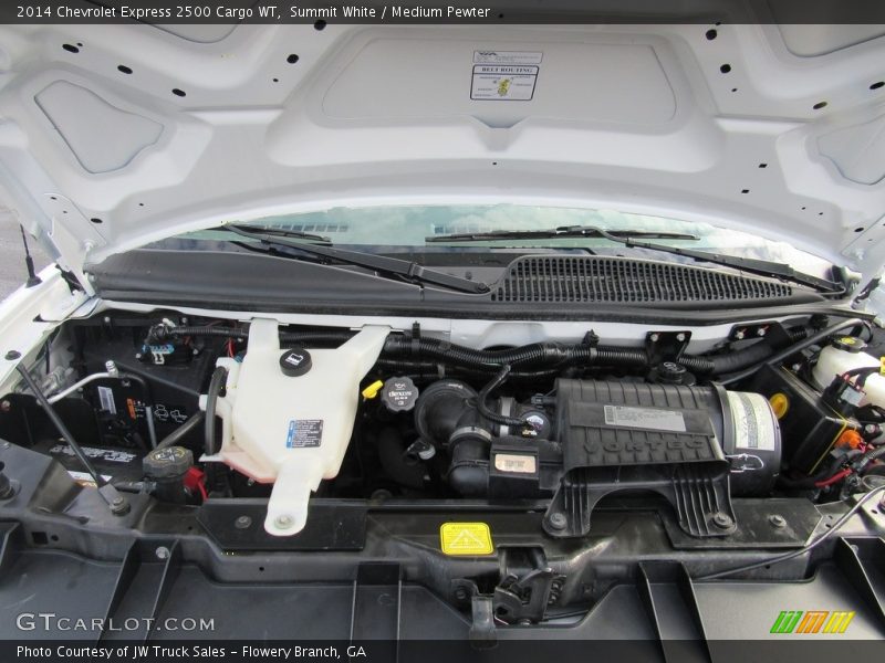 Summit White / Medium Pewter 2014 Chevrolet Express 2500 Cargo WT