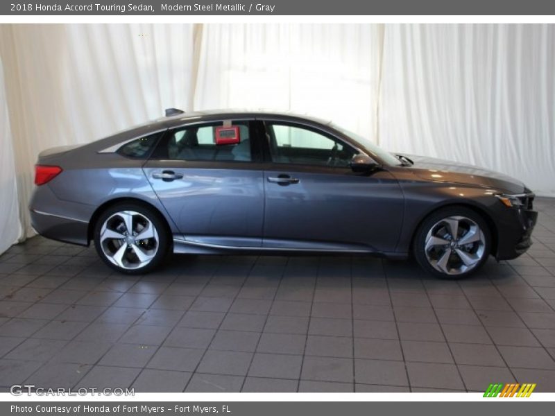 Modern Steel Metallic / Gray 2018 Honda Accord Touring Sedan