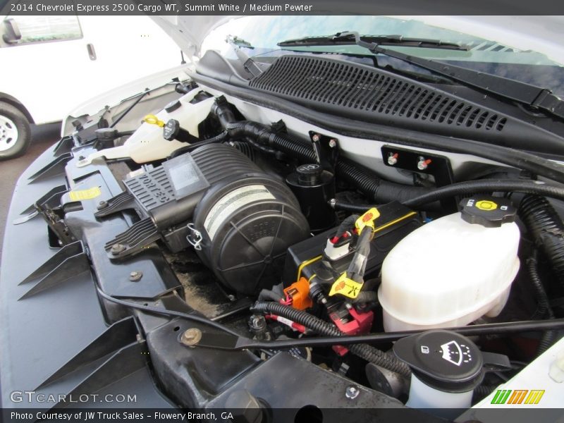Summit White / Medium Pewter 2014 Chevrolet Express 2500 Cargo WT