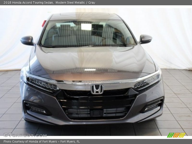 Modern Steel Metallic / Gray 2018 Honda Accord Touring Sedan