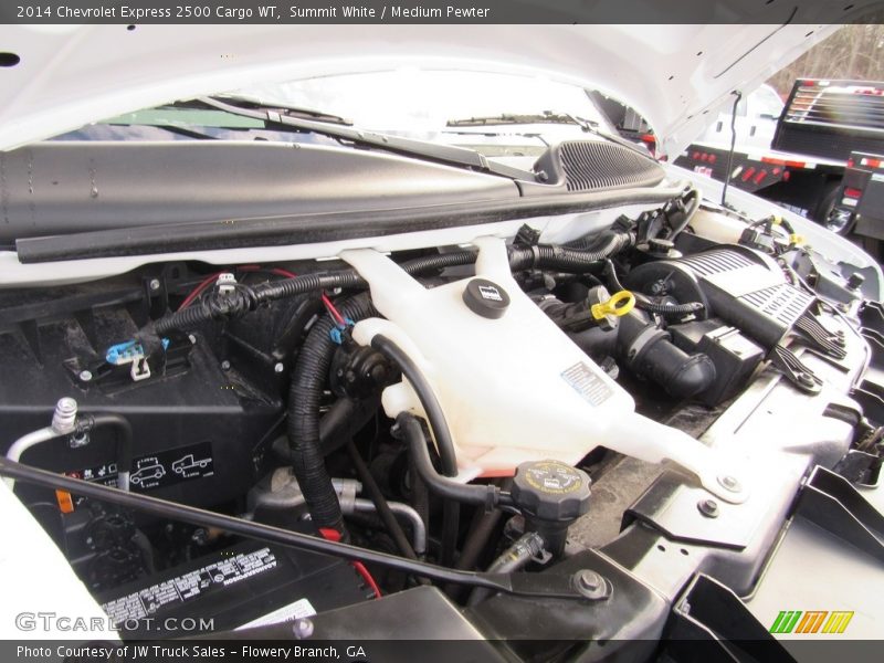 Summit White / Medium Pewter 2014 Chevrolet Express 2500 Cargo WT