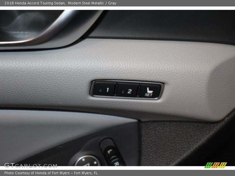 Modern Steel Metallic / Gray 2018 Honda Accord Touring Sedan