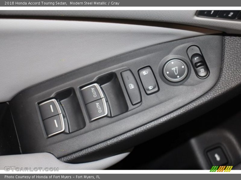Modern Steel Metallic / Gray 2018 Honda Accord Touring Sedan