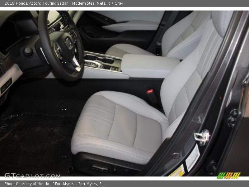 Modern Steel Metallic / Gray 2018 Honda Accord Touring Sedan