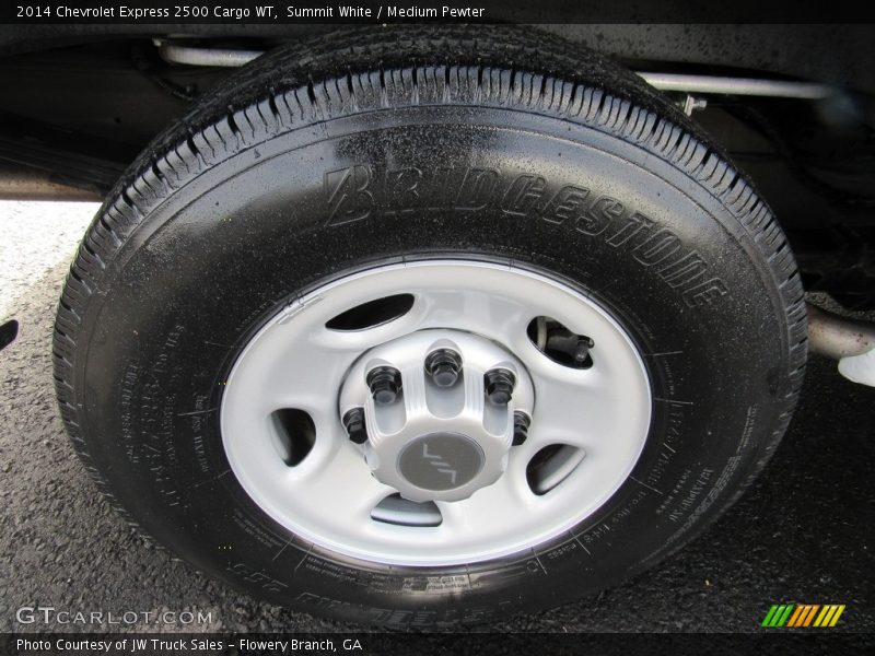 Summit White / Medium Pewter 2014 Chevrolet Express 2500 Cargo WT