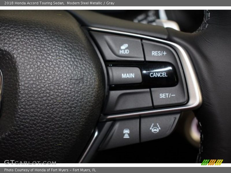 Modern Steel Metallic / Gray 2018 Honda Accord Touring Sedan