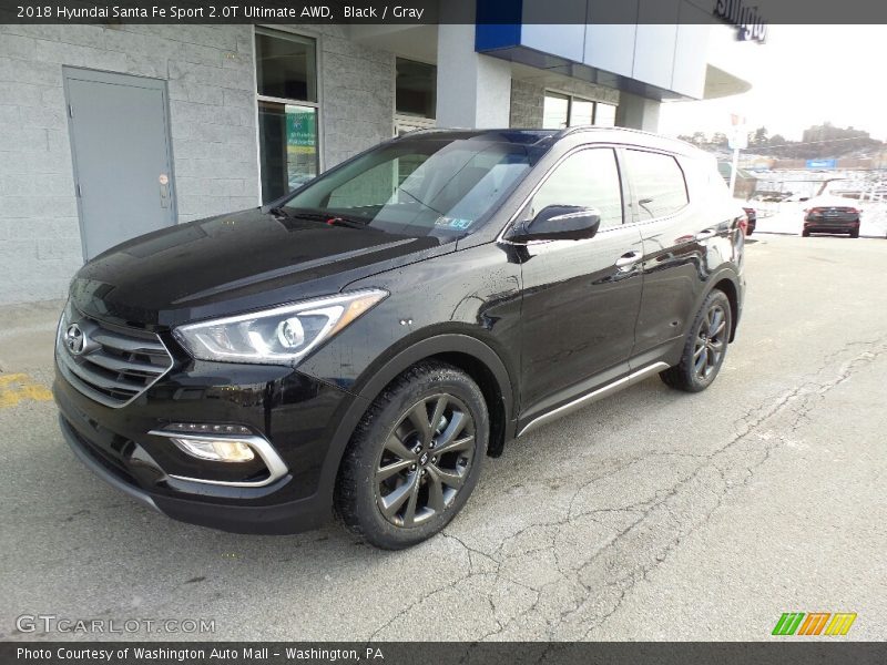 Black / Gray 2018 Hyundai Santa Fe Sport 2.0T Ultimate AWD