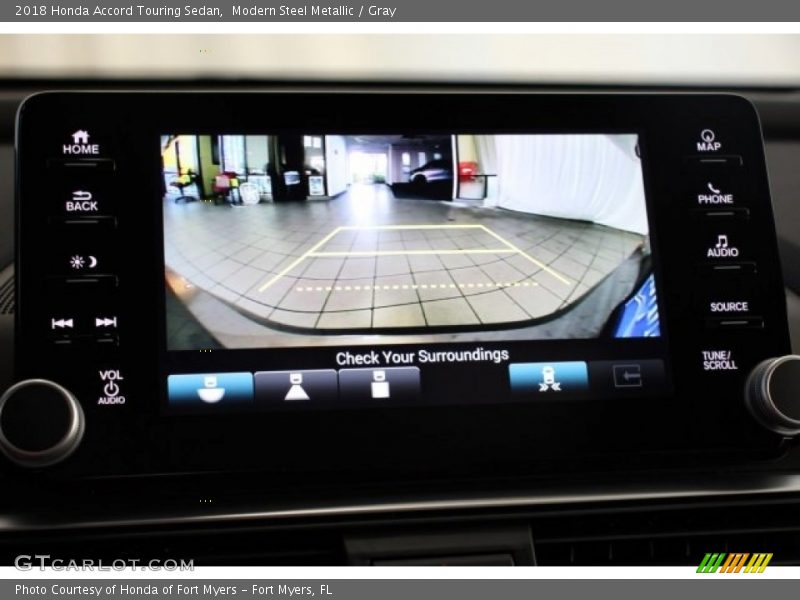 Modern Steel Metallic / Gray 2018 Honda Accord Touring Sedan