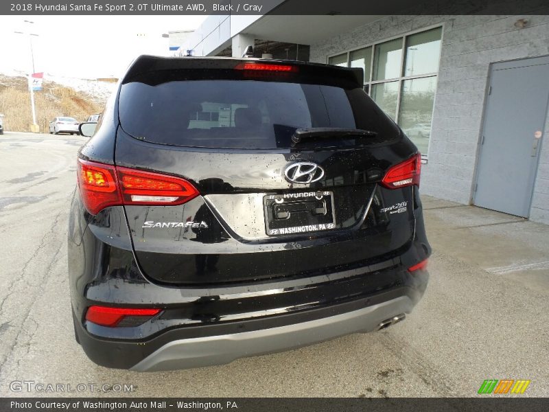 Black / Gray 2018 Hyundai Santa Fe Sport 2.0T Ultimate AWD