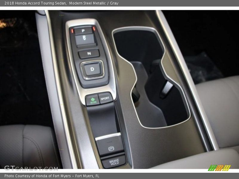 Modern Steel Metallic / Gray 2018 Honda Accord Touring Sedan
