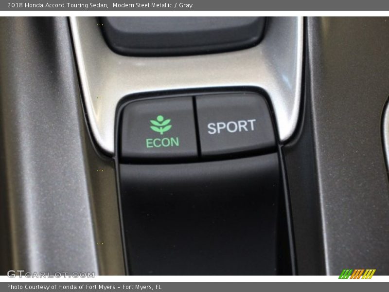 Modern Steel Metallic / Gray 2018 Honda Accord Touring Sedan