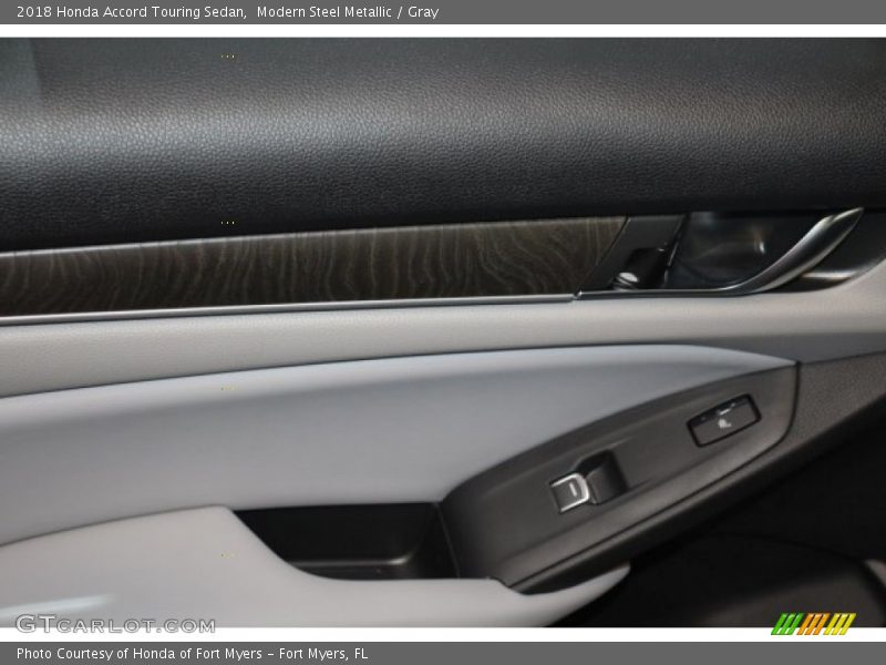Modern Steel Metallic / Gray 2018 Honda Accord Touring Sedan