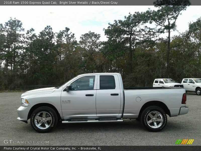  2018 1500 Express Quad Cab Bright Silver Metallic