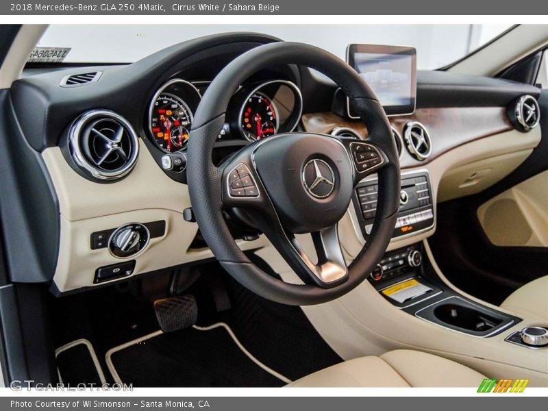 Cirrus White / Sahara Beige 2018 Mercedes-Benz GLA 250 4Matic