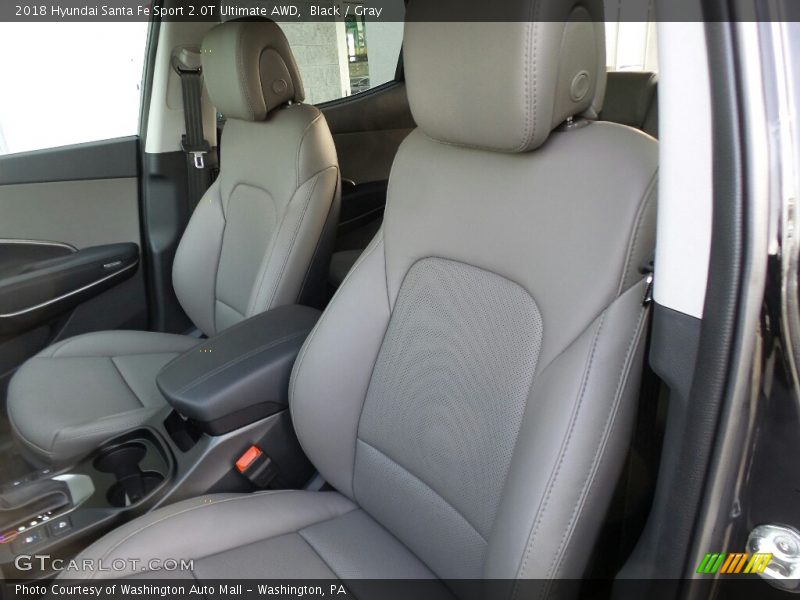Black / Gray 2018 Hyundai Santa Fe Sport 2.0T Ultimate AWD