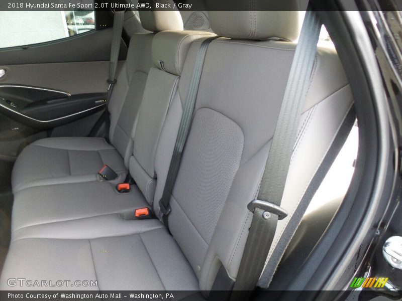 Black / Gray 2018 Hyundai Santa Fe Sport 2.0T Ultimate AWD