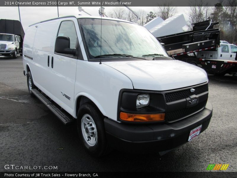 Summit White / Medium Pewter 2014 Chevrolet Express 2500 Cargo WT