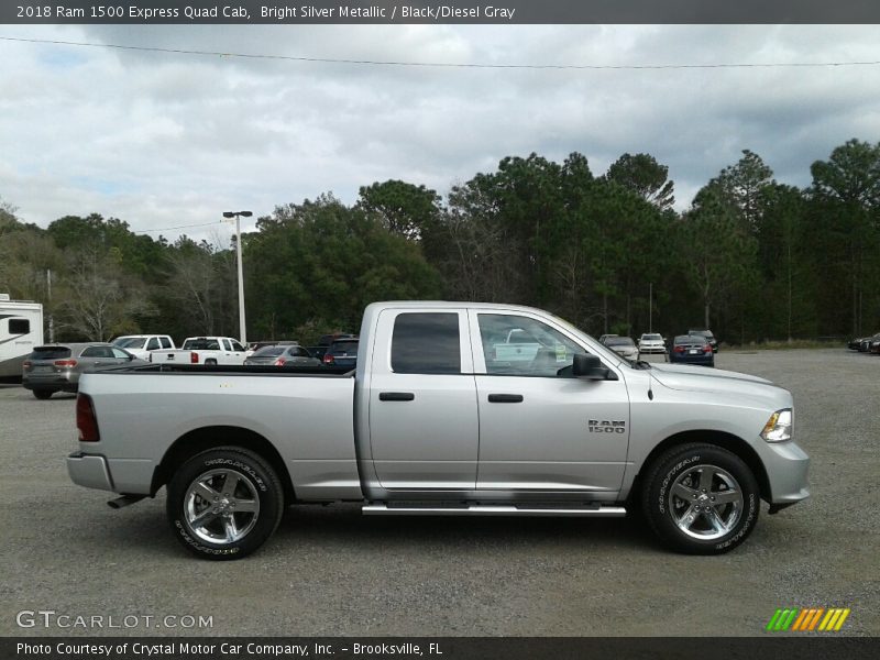  2018 1500 Express Quad Cab Bright Silver Metallic
