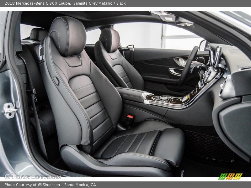 Selenite Grey Metallic / Black 2018 Mercedes-Benz C 300 Coupe