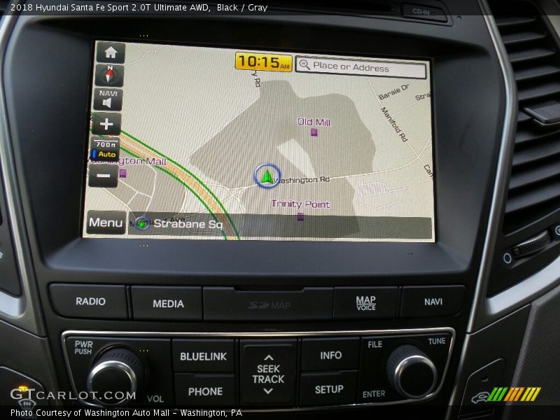 Black / Gray 2018 Hyundai Santa Fe Sport 2.0T Ultimate AWD