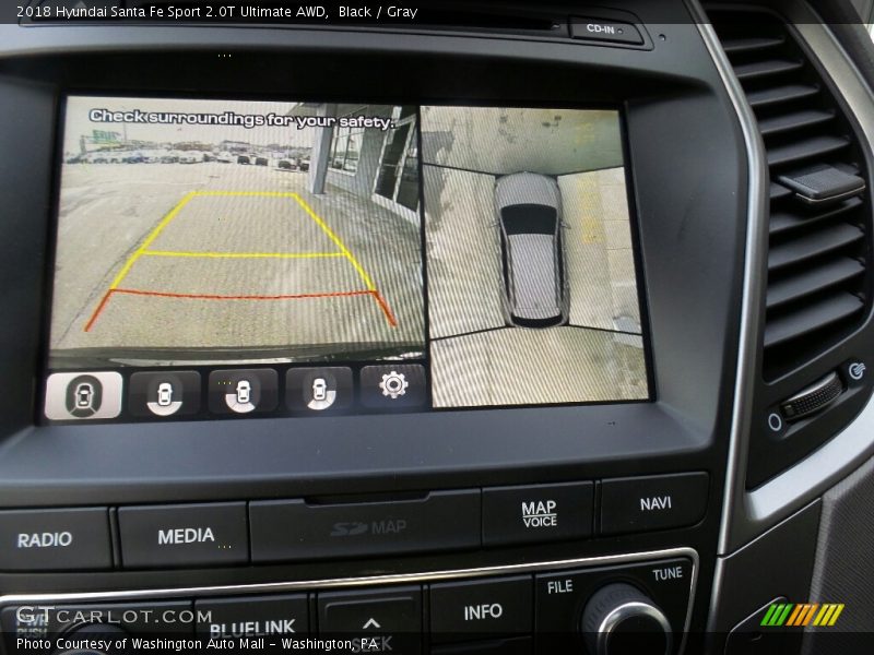 Black / Gray 2018 Hyundai Santa Fe Sport 2.0T Ultimate AWD