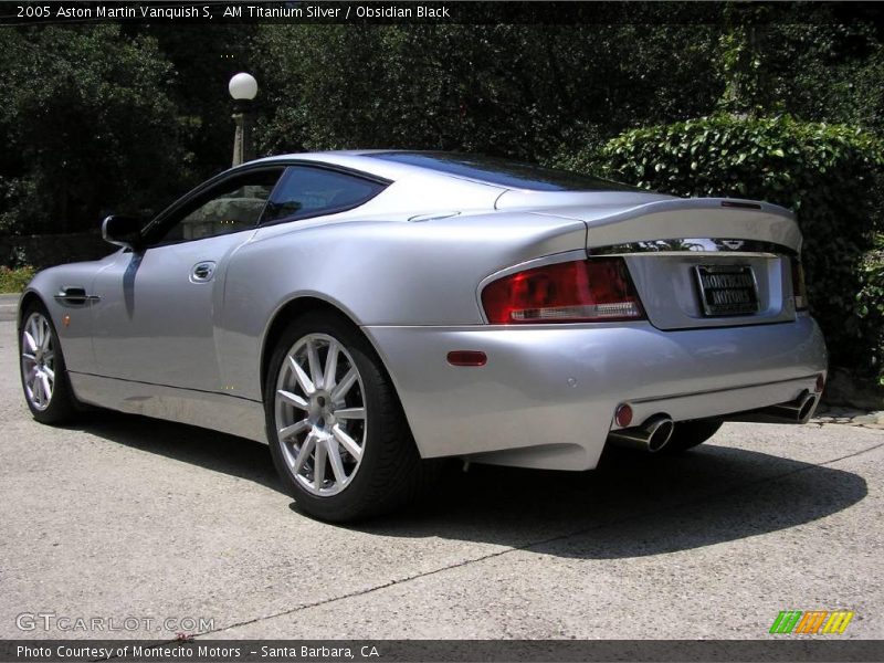 AM Titanium Silver / Obsidian Black 2005 Aston Martin Vanquish S