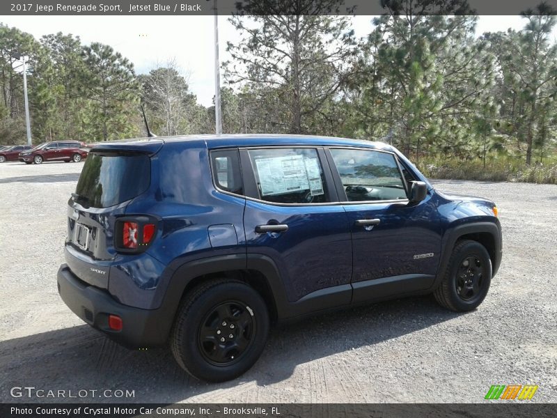 Jetset Blue / Black 2017 Jeep Renegade Sport